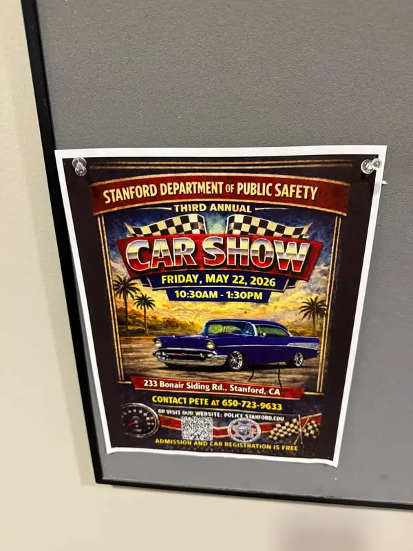 Stanford Car Show Flyer