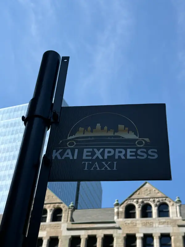 Kai Express Taxi Logo Signage