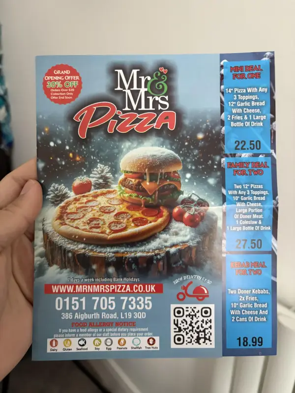 Pizza flyer